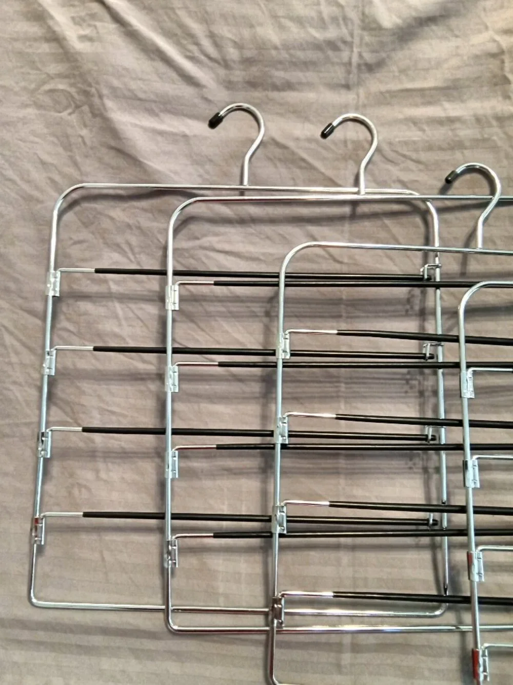 Container Store 4-Tier Swing-Arm Pant Hanger (Closet or Craft Organizer)